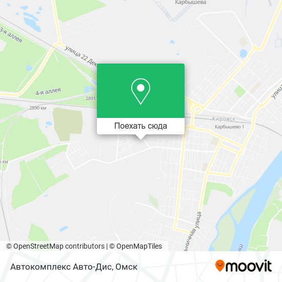 Карта Автокомплекс Авто-Дис