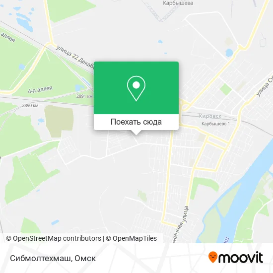Карта Сибмолтехмаш
