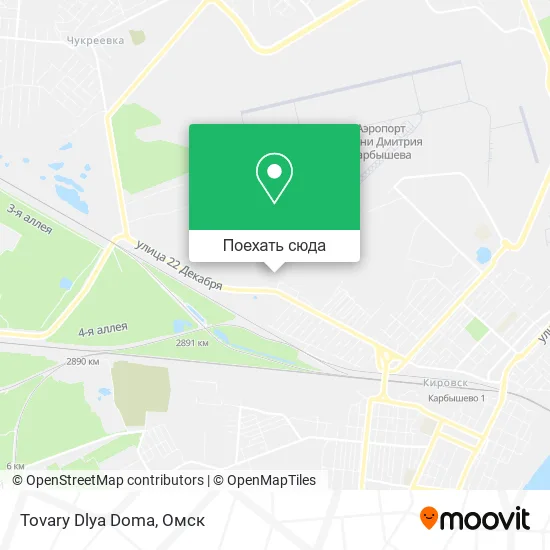 Карта Tovary Dlya Doma