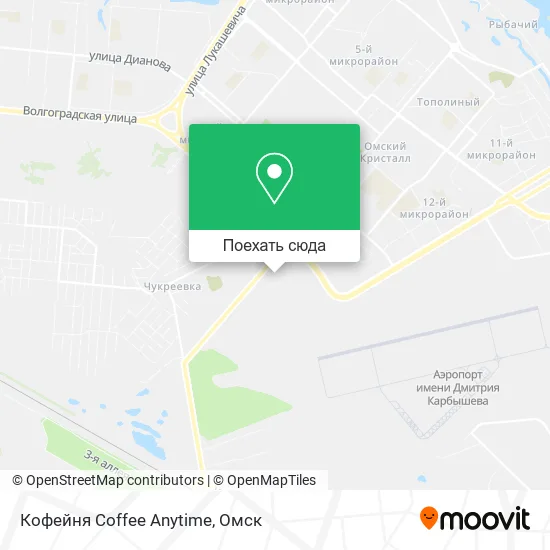 Карта Кофейня Coffee Anytime