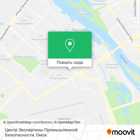 Карта Центр Экспертизы Промышленной Безопасности