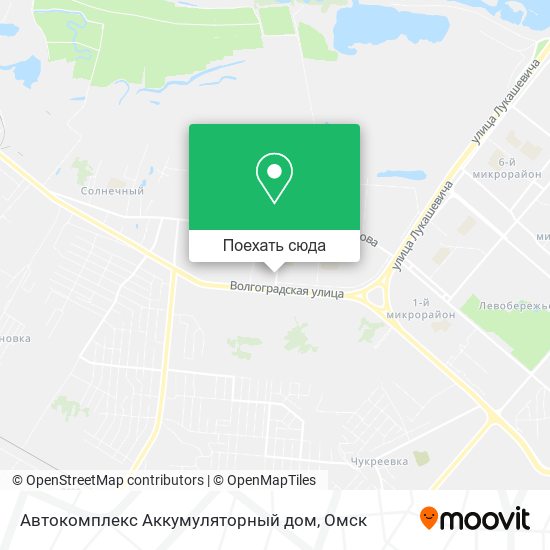 Карта Автокомплекс Аккумуляторный дом