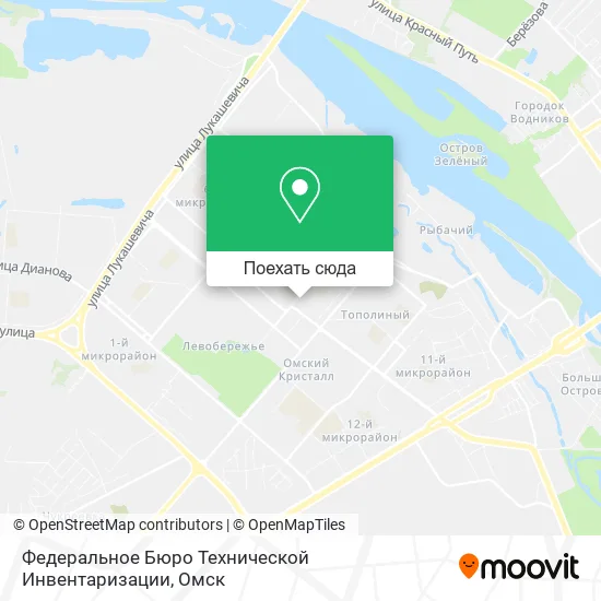 Карта Федеральное Бюро Технической Инвентаризации