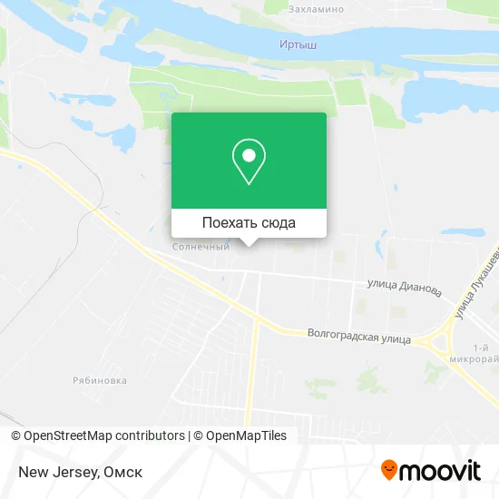 Карта New Jersey
