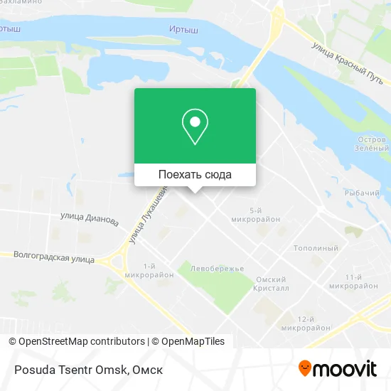 Карта Posuda Tsentr Omsk