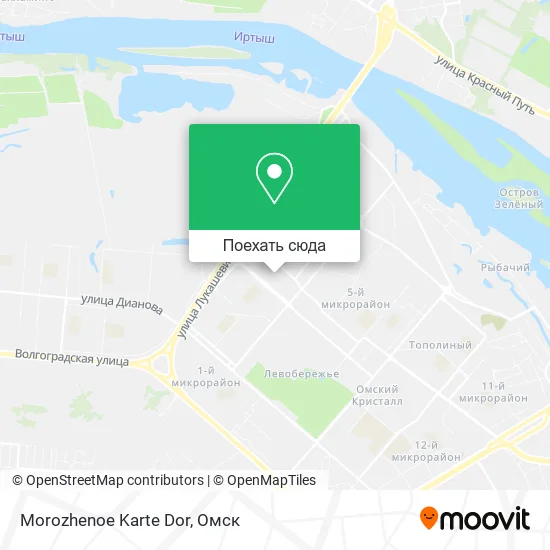 Карта Morozhenoe Karte Dor