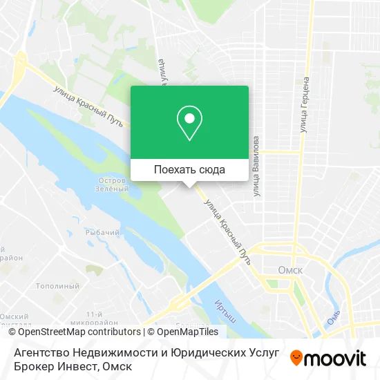 Карта Агентство Недвижимости и Юридических Услуг Брокер Инвест