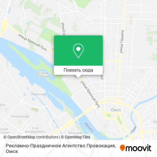 Карта Рекламно-Праздничное Агентство Провокация