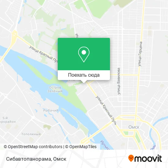 Карта Сибавтопанорама