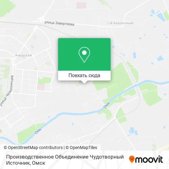 Карта Производственное Объединение Чудотворный Источник