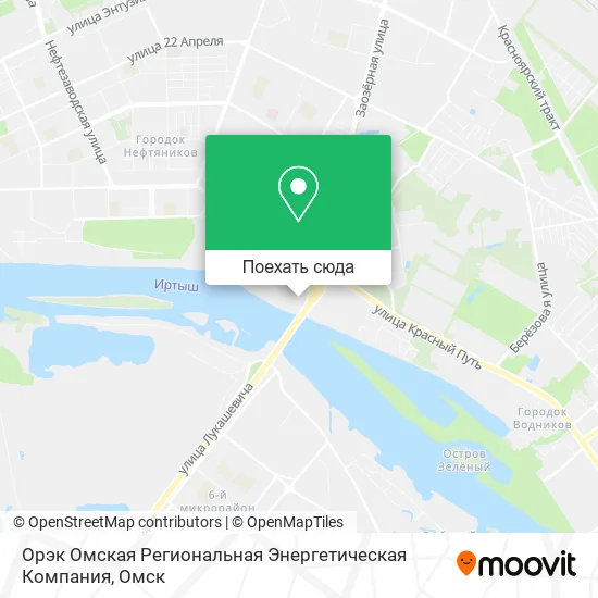 Карта Орэк Омская Региональная Энергетическая Компания