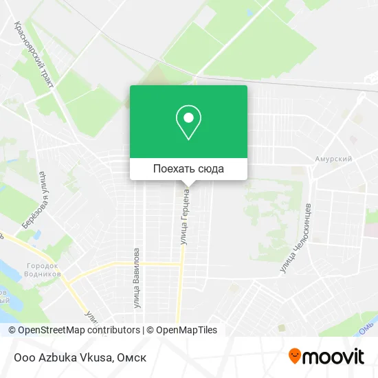 Карта Ooo Azbuka Vkusa