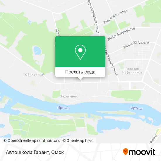 Карта Автошкола Гарант