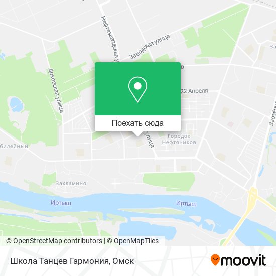 Карта Школа Танцев Гармония