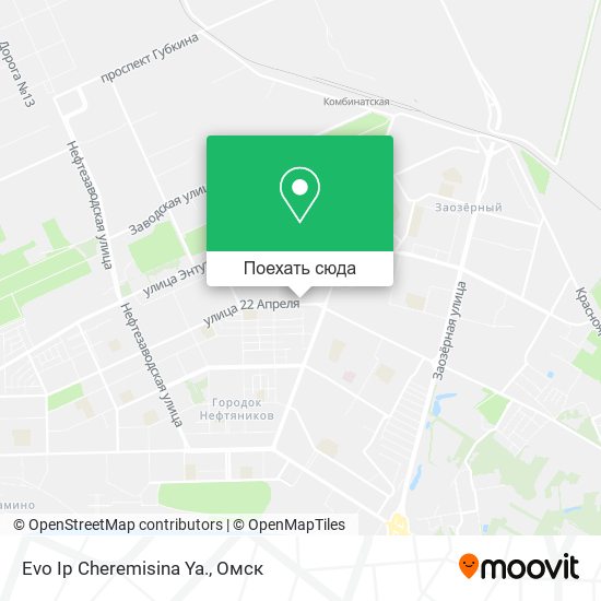 Карта Evo Ip Cheremisina Ya.