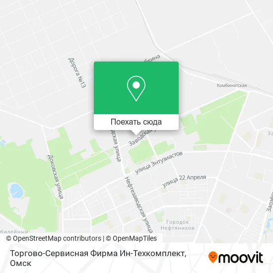 Карта Торгово-Сервисная Фирма Ин-Техкомплект