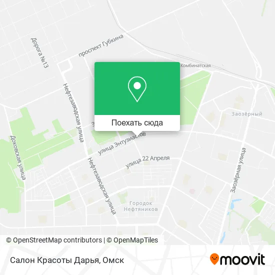 Карта Салон Красоты Дарья