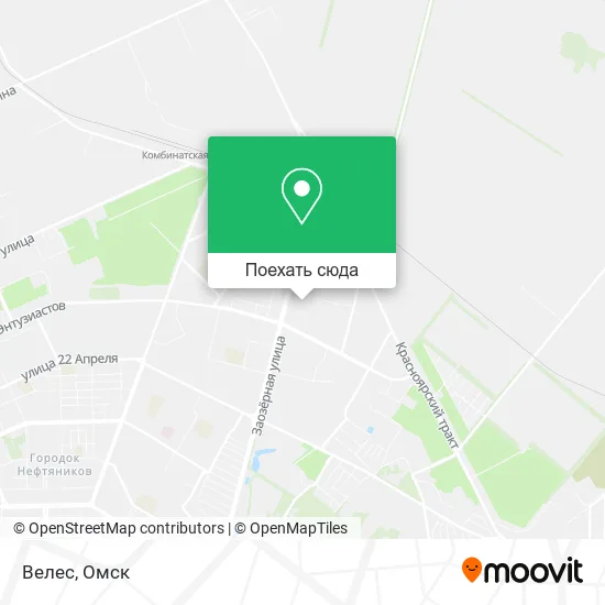 Карта Велес