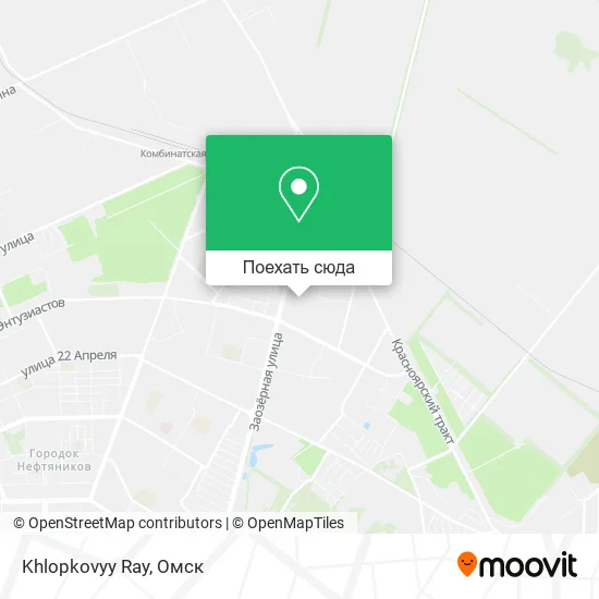 Карта Khlopkovyy Ray