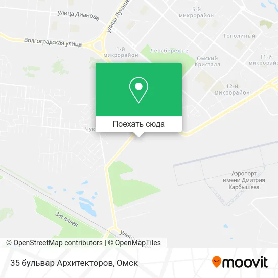 Карта 35 бульвар Архитекторов