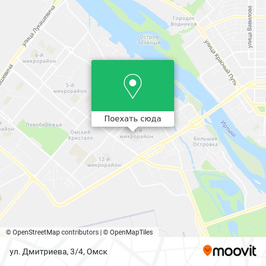 Карта ул. Дмитриева, 3/4