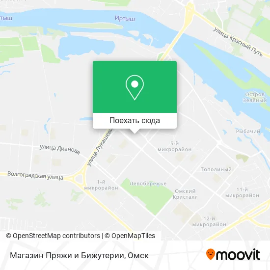 Карта Магазин Пряжи и Бижутерии