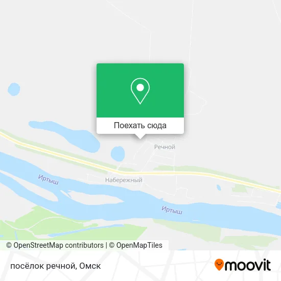 Карта посёлок речной