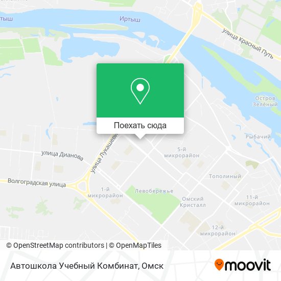 Карта Автошкола Учебный Комбинат