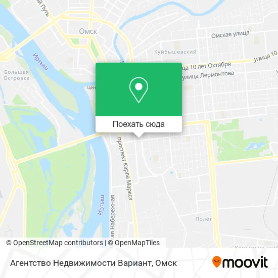 Карта Агентство Недвижимости Вариант