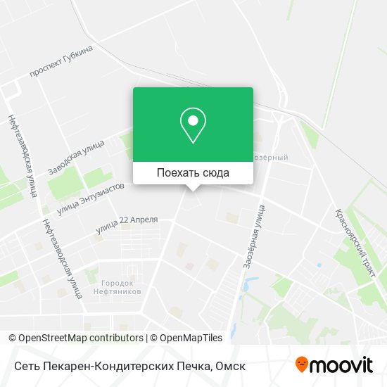 Карта Сеть Пекарен-Кондитерских Печка