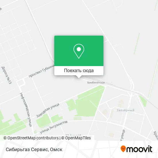 Карта Сибирьгаз Сервис