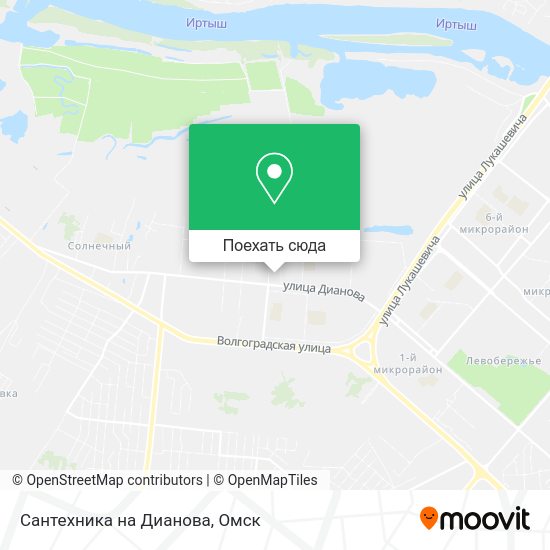 Карта Сантехника на Дианова