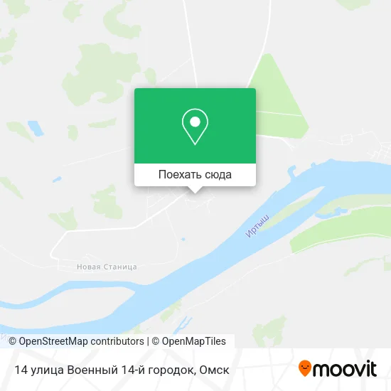 Карта 14 улица Военный 14-й городок