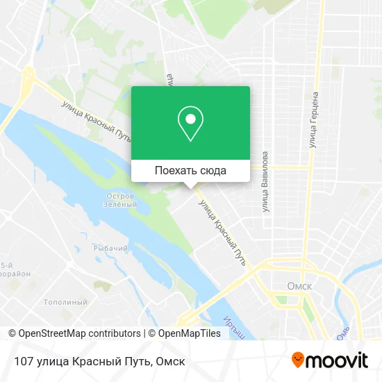 Карта 107 улица Красный Путь