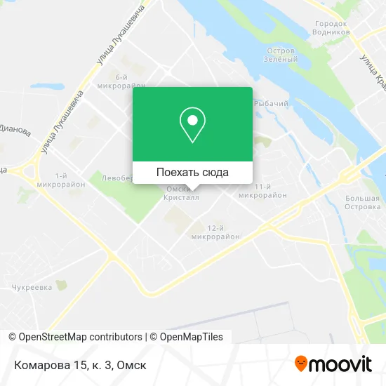 Карта Комарова 15, к. 3