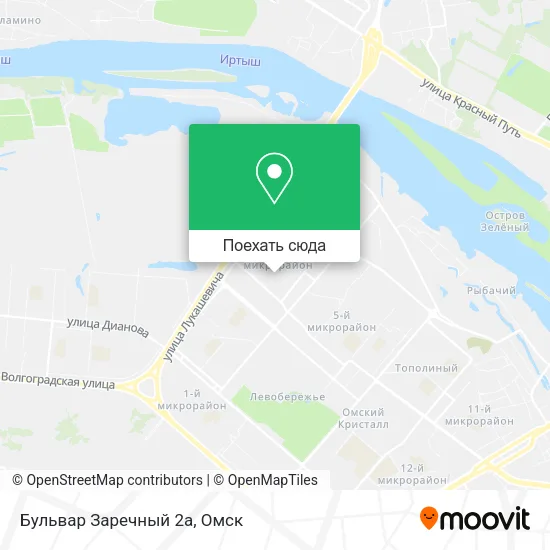 Карта Бульвар Заречный 2а