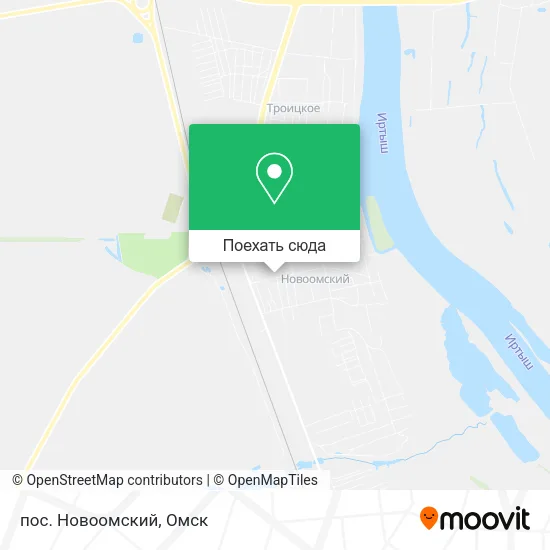 Карта пос. Новоомский
