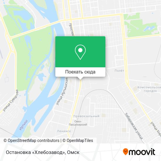 Карта Остановка «Хлебозавод»