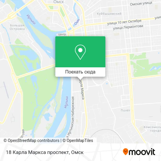 Карта 18 Карла Маркса проспект