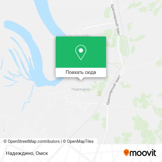 Карта Надеждино