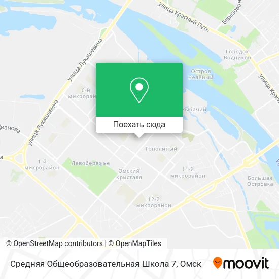 Карта Средняя Общеобразовательная Школа 7