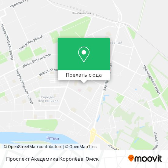 Карта Проспект Академика Королёва