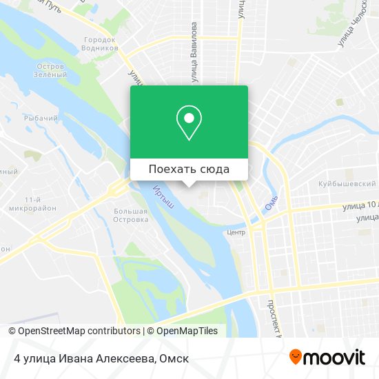 Карта 4 улица Ивана Алексеева