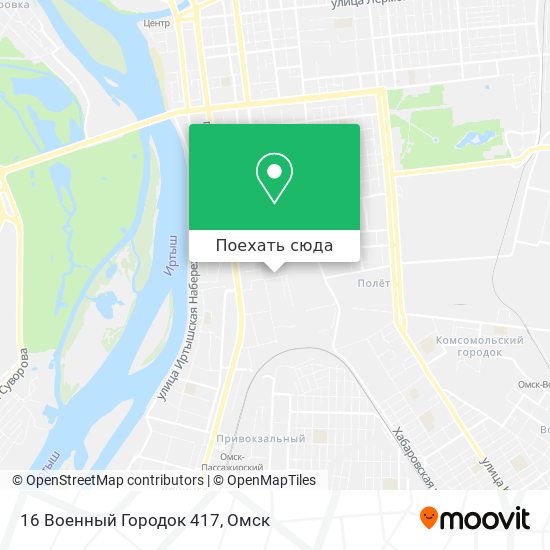 Карта 16 Военный Городок 417