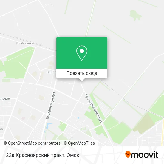 Карта 22а Красноярский тракт