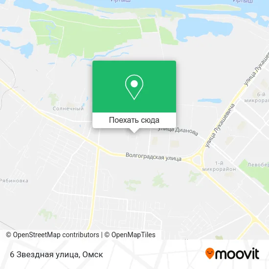 Карта 6 Звездная улица