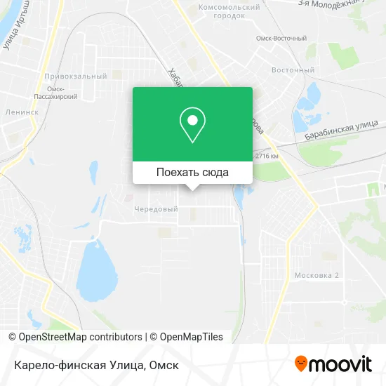 Карта Карело-финская Улица