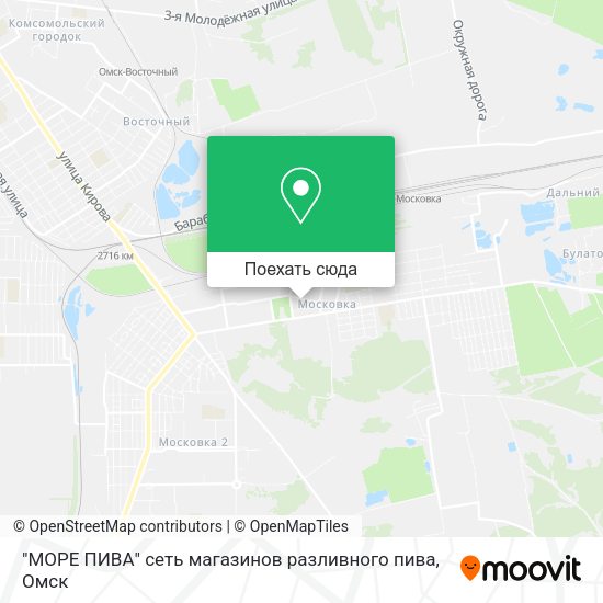 Карта "МОРЕ ПИВА" сеть магазинов разливного пива