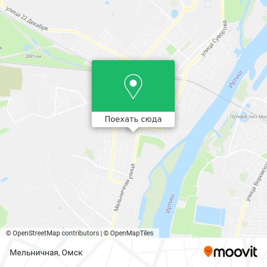 Карта Мельничная
