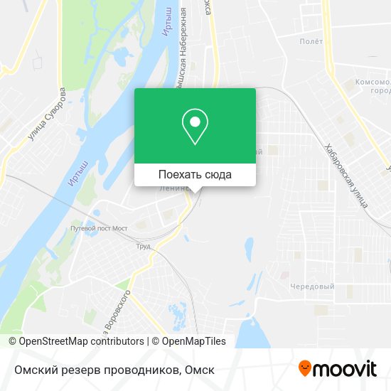 Карта Омский резерв проводников